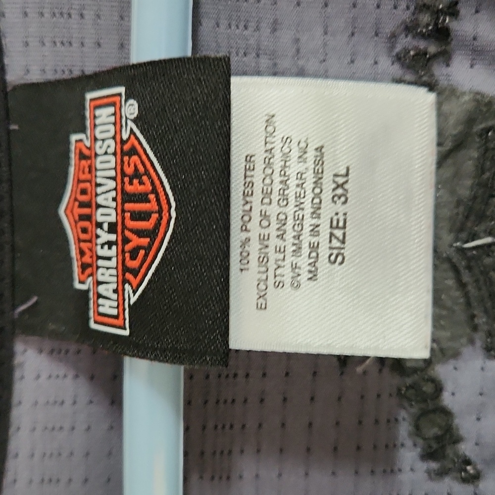 Harley-Davidson Men's Polo in Light Gray - Picture 4 of 5